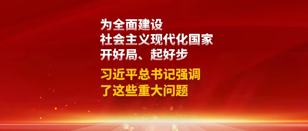 為全面建設(shè)社會(huì)主義現(xiàn)代化國(guó)家開(kāi)好局、起好步，習(xí)近平總書(shū)記強(qiáng)調(diào)了這些重大問(wèn)題