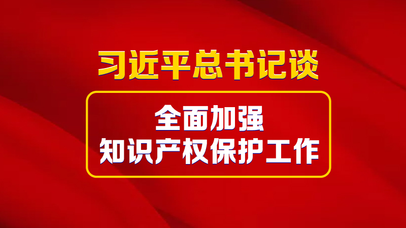 習(xí)近平總書(shū)記談全面加強(qiáng)知識(shí)產(chǎn)權(quán)保護(hù)工作